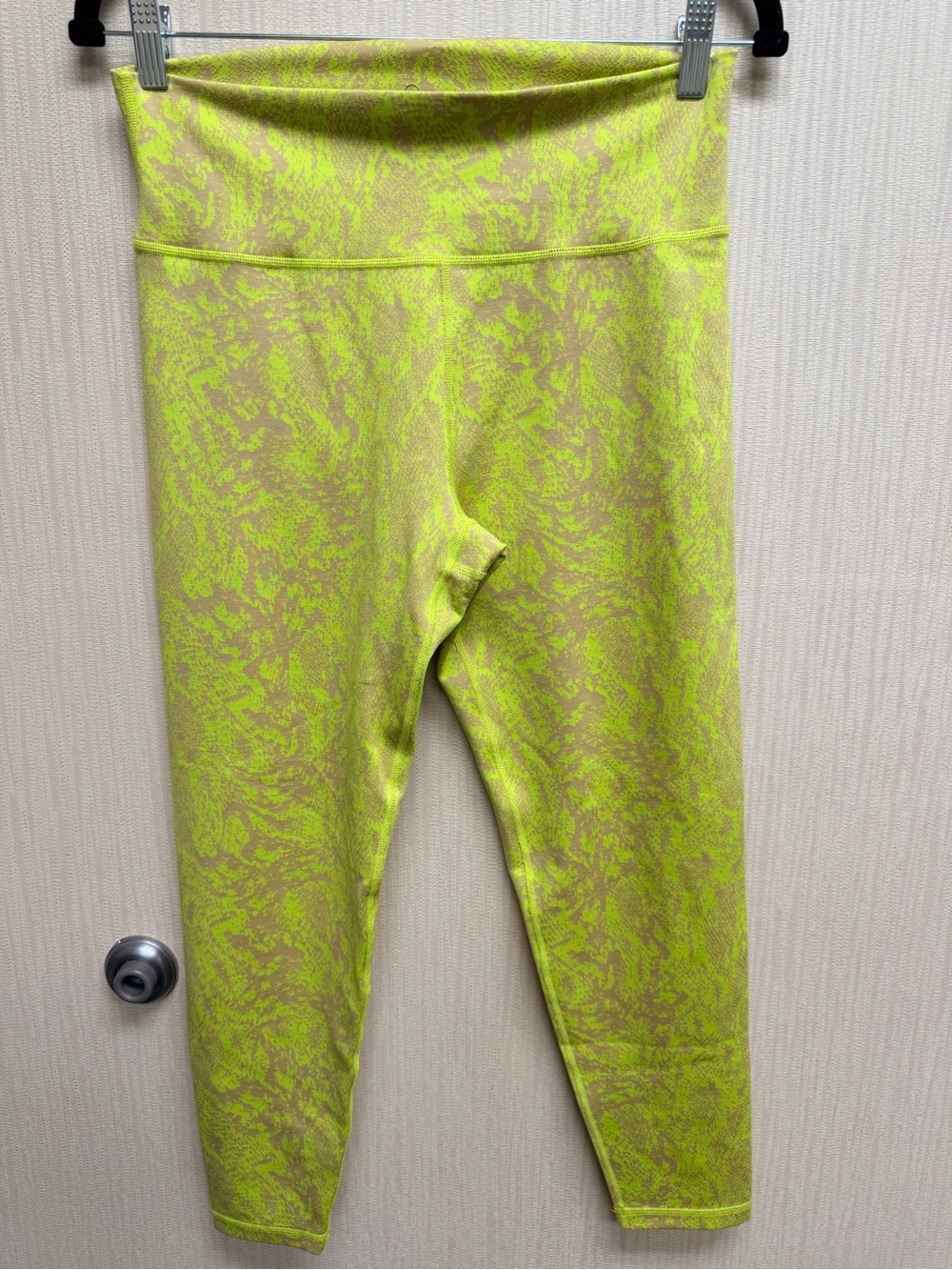 Sweaty Betty Neon/ Beige Snake Printed Leggings
